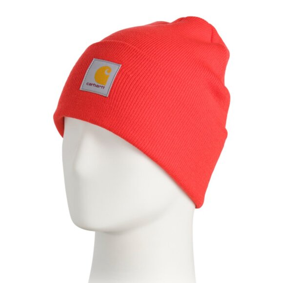 NEW CARHARTT Cuffed Knit Beanie Bittersweet unisex 161mn - Picture 1 of 5